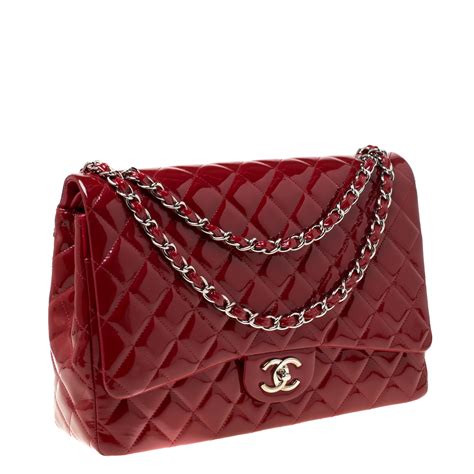 chanel classic flap red bag|chanel classic flap bag zipper.